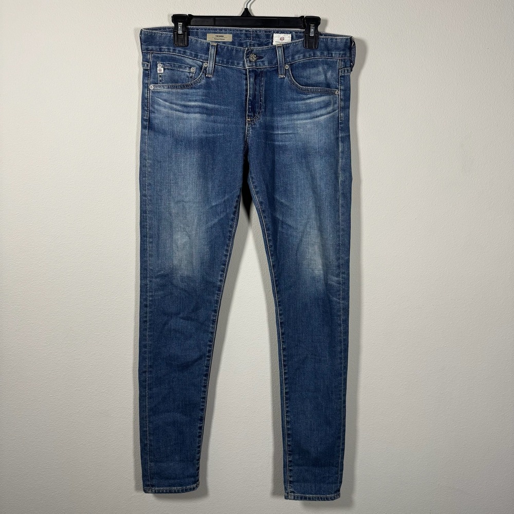 AG Adriano Goldschmied The Nikki Relaxed Skinny Jeans Blue Size 28R CAL1490